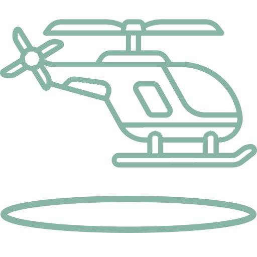 helicopter landing icon