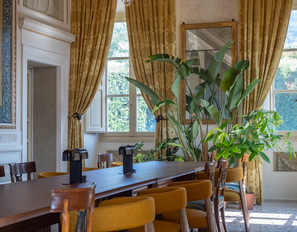 meeting arrangement in the Ball Room - Villa Reale di Marlia
