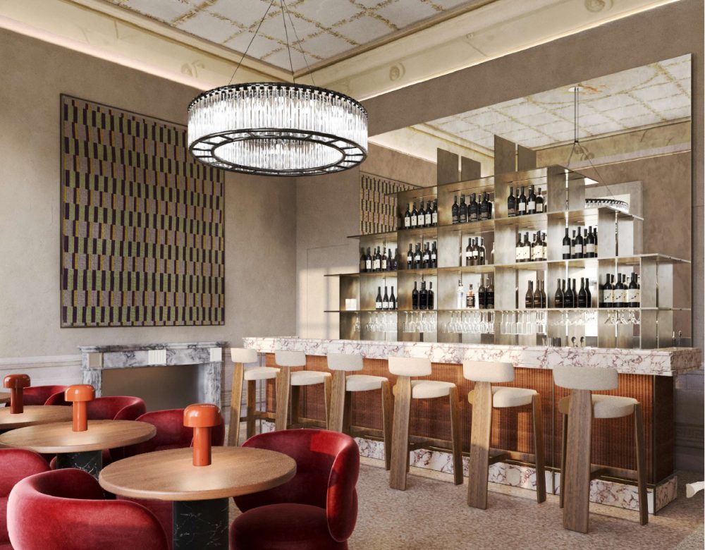 rendering - common area bar