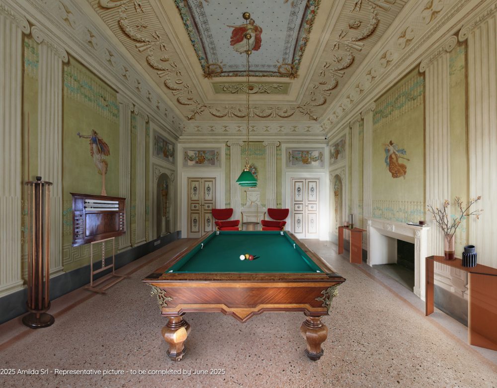 rendering - bar nell'area comune