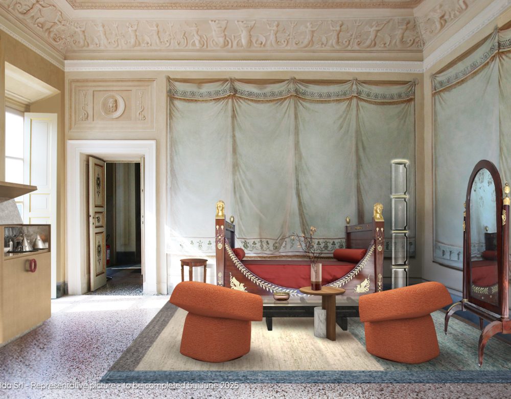 Rendering - Suite Felice, zona giorno
